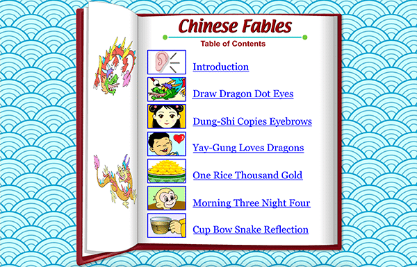 Chinese Fables index
