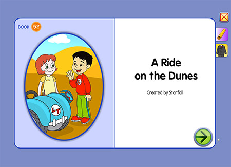 A Ride on the Dunes activity screenshot