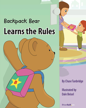Backpack Bear Learns the Rules Book Icon