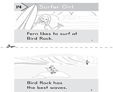Surfer Girl Cut-Up Book Icon