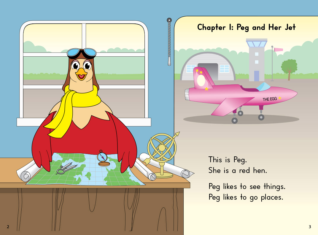 Peg Goes Places - Starfall | Parent-Teacher Center